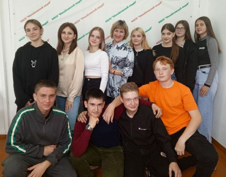Заседание лицейского медиацентра.
