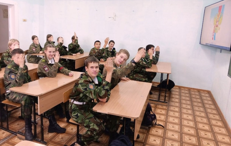 Классный час, посвящённый Дню народного единства.