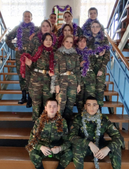 Украшение фойе лицея.