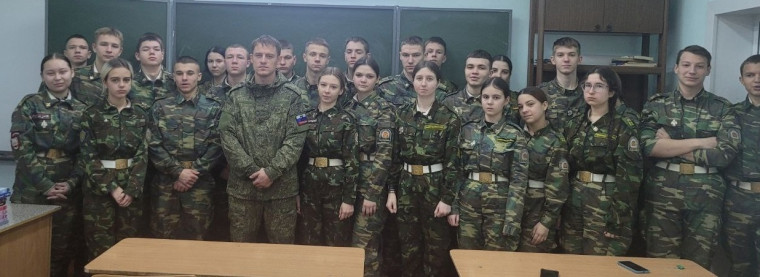 Встреча с участником СВО Бирюковым Алексеем.